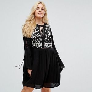 COPY - US 18 River Island Embroidered Smock Dress